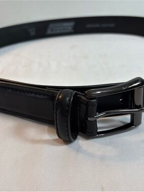 Genuine Dickies Black Leather Men's Belt  1139